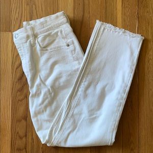 Madewell White Ankle Jeans
